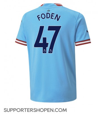 Manchester City Phil Foden #47 Hemma Matchtröja 2022-23 Kortärmad